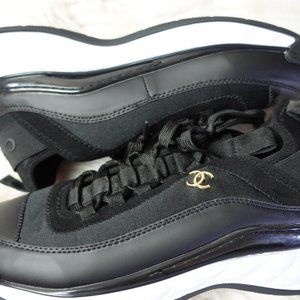 Chanel Velvet Calfskin Mixed Fibers Sneakers